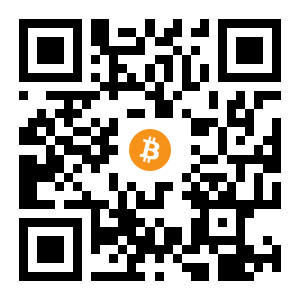 bitcoin:1NV2wgZSVaXgMZ7jsWnWFehRfq2QjuwJ7W black Bitcoin QR code