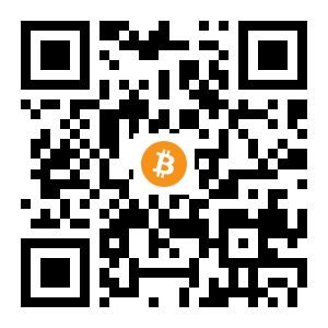 bitcoin:1NVAsTi84Us1oweyEpY4GHUQfXbHCKoadU black Bitcoin QR code