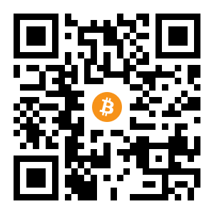 bitcoin:1NVegx47N2QpjZuxygtHiiLqCBPgaBW7ss black Bitcoin QR code