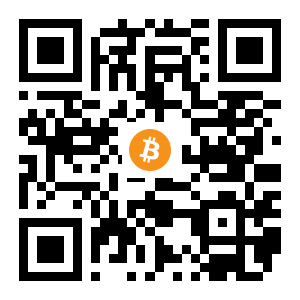 bitcoin:1NW71SeRo2oUBJ6J6EG4tLHXjzDTHieVmp black Bitcoin QR code