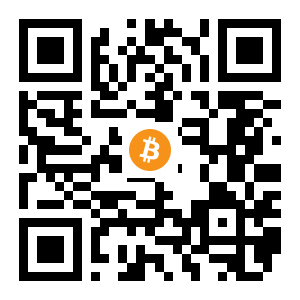 bitcoin:1NWTvLATCpfXwcb3gXByeCh8EMkVch6SWZ black Bitcoin QR code