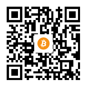 bitcoin:1NXk7wqyWqPrxGo75QHq6vf5HHLh73hMQH black Bitcoin QR code