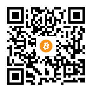 bitcoin:1NYAHRLZPNqYZNM1jDFsxPwnXqMUt2YGVP black Bitcoin QR code