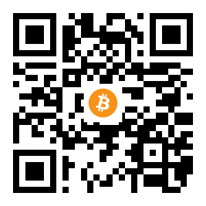 bitcoin:1NYMhvD34dMQkgARJcMEUku7wyK3kzxA2W black Bitcoin QR code