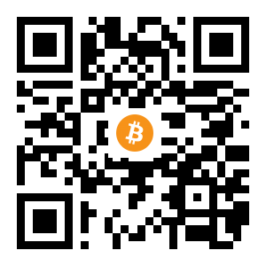 bitcoin:1NYYYmJ2h8mwbob9br17rm2MScx1Y8v9sN black Bitcoin QR code