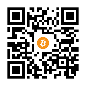 bitcoin:1NYcMx1Aq6bJc4QYsuNhoBDiVochmruceM black Bitcoin QR code