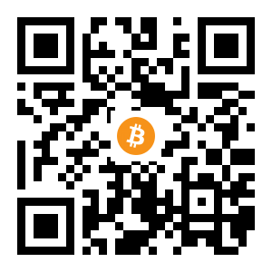 bitcoin:1NZmzCA73Efm27Bc1ypuuebhMAeAtuSBUq black Bitcoin QR code