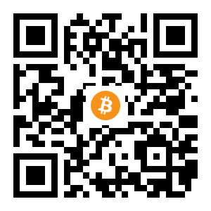 bitcoin:1NaqBUbKyuDmdwnTLc1M4trnCwwS17pfsu black Bitcoin QR code
