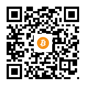 bitcoin:1NbMR4AdLNW36eHeoBCVn7VwEVmzBnmzcj black Bitcoin QR code