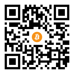 bitcoin:1NbyTqEVGvqLHKRXbU8SLZGc5JAZotxX7Q black Bitcoin QR code