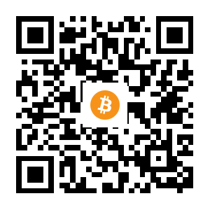 bitcoin:1NcQ1QKFWAZm11vKUwivG5LqUNEeVKzp4q black Bitcoin QR code
