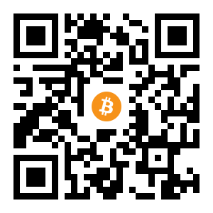 bitcoin:1Nd4n2chbWCaAvw5sG3ThM7jsk5AqYbM8H black Bitcoin QR code