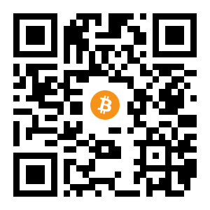 bitcoin:1NdRLMXHGHoxRzNRrpYUU8kCAyb5Jg82xn black Bitcoin QR code