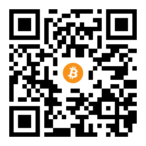 bitcoin:1NdkZeZwHpp64vMKaPTfp5rV8iRZRkk6tg black Bitcoin QR code