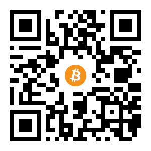 bitcoin:1NehzQL4NFboj8J3yqkQrQyVU65LrJqQtQ black Bitcoin QR code