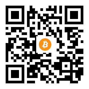 bitcoin:1Nf7tjTXPsHnS2i4SmxAS29vC7HeZCeESr black Bitcoin QR code