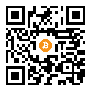 bitcoin:1NfGfGsppqEfaALTjP2XMQeQhvRdyz8aYg black Bitcoin QR code