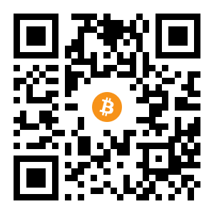 bitcoin:1NfTWeC2jbN3rqBzrgzE8W4Tk7LeXiShBH black Bitcoin QR code