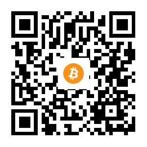 bitcoin:1NgcJp9a7FgTEjbWSwu6GfAQ3t2ScW68KX black Bitcoin QR code