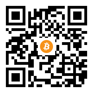 bitcoin:1NhDbxFKaixCpDRmJw2ioAxJdPK1KMVgBR black Bitcoin QR code