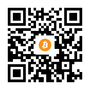 bitcoin:1NhFC5qmtxCRj11x4hvM9Rge533Euyo8Xn black Bitcoin QR code
