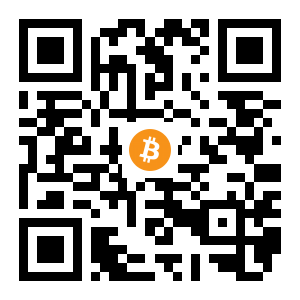 bitcoin:1NhpKDVwmL8pieYb6REJa1kVeRAfGQGoCk black Bitcoin QR code