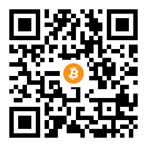 bitcoin:1Ni3JthJC8pbzirFJQHy2bVD8tKNcNfyQK black Bitcoin QR code