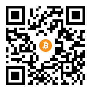 bitcoin:1NiUj9ucZXEtTgh7L77wjLAEPYWTAHJr4A black Bitcoin QR code
