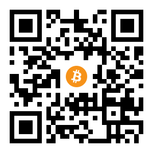 bitcoin:1NiWJwWyFYvnpgwFzGiKKMUGNukb1CmtbX black Bitcoin QR code