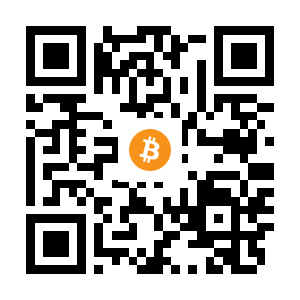 bitcoin:1NiX1gb2CuG5BTWV492DudXz5V68ZvZir8 black Bitcoin QR code