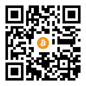 bitcoin:1NifSirnaJQQi1L4DkPLy4eYzSNMt8SmGw black Bitcoin QR code