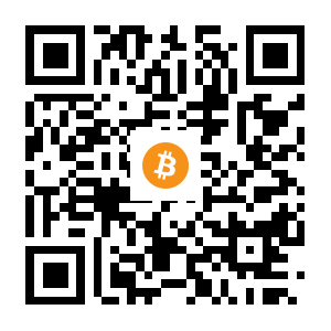 bitcoin:1NigyWSchnJFaPp2H8aVyb5Tj8EXsaFLmk black Bitcoin QR code