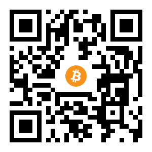 bitcoin:1Nj3dygzYvzj6fr1VyM31tK8vnP6CDnXEr black Bitcoin QR code