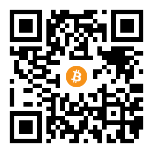 bitcoin:1NkUjGYRVup1ixNoWAZNBZVXfotsgRNmXn black Bitcoin QR code