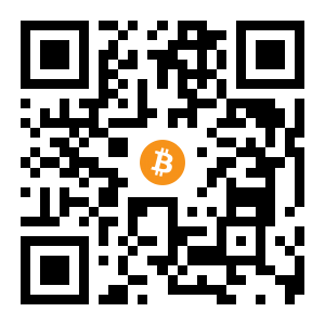 bitcoin:1NkwSkrMsZwku2ib8bbK7ALmoScqLjq1Vz black Bitcoin QR code