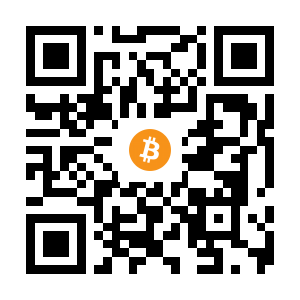 bitcoin:1NmeXrmGJvgdS596JkDNrc75eNpFdPrkkE black Bitcoin QR code