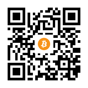 bitcoin:1Nn2NYLLE45cUg8hvBcE24vbS123bGC3aj black Bitcoin QR code