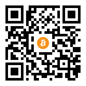 bitcoin:1NnNFfKUcFY4JqzjPLRW2nKCtkNQEJ7HwG black Bitcoin QR code
