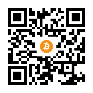 bitcoin:1NngcjDr7GLLvbTQ9sm1uhr5GkEu1pecRb black Bitcoin QR code