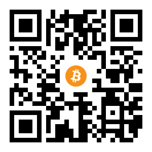 bitcoin:1NoNUs48jGzRo4LhQHNTnfpy3jLh99TbGD black Bitcoin QR code