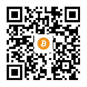 bitcoin:1NocnQXptDKWgZ465QuATu9mvnmMaAniHR black Bitcoin QR code