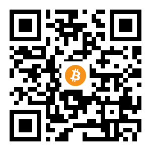 bitcoin:1Noq9hvqkwuo2EMzfTKc2EJuFG2FutGppE black Bitcoin QR code