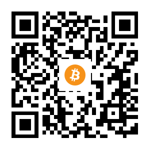 bitcoin:1Nospuu7gTLnhuYKbgvksF8kMgtR8V1md5 black Bitcoin QR code