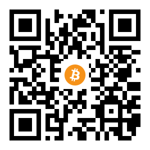 bitcoin:1NqAFe2GDxJA1wUu1v3LyPsrYac4KVQE8u black Bitcoin QR code