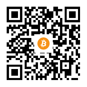 bitcoin:1NqdoBeoG1htvZJe2hrRNnGJ8CXEhn97qF black Bitcoin QR code
