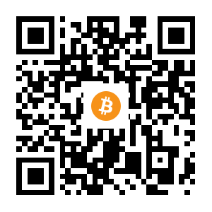 bitcoin:1NrEVbVbMGZAxKrbg9r8thSQ7tDMHSxcxo black Bitcoin QR code