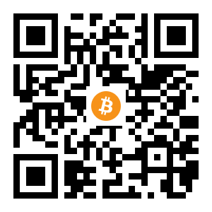 bitcoin:1Ns36dVbBuguEqEad5s4b2JL97xnJDiDRs black Bitcoin QR code