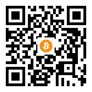 bitcoin:1NsSDn5iBwmwtQet8ciydtvd25M7nim11u black Bitcoin QR code