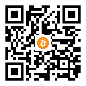 bitcoin:1NsgfNRTM1c8KbaaeZQBFbuX3oGmEG9fXV black Bitcoin QR code