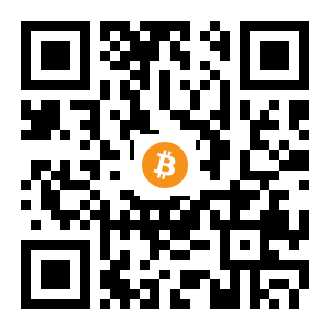 bitcoin:1NtVkCG1961qPVJJG5rQ2y1DmKkvMxtwk3 black Bitcoin QR code